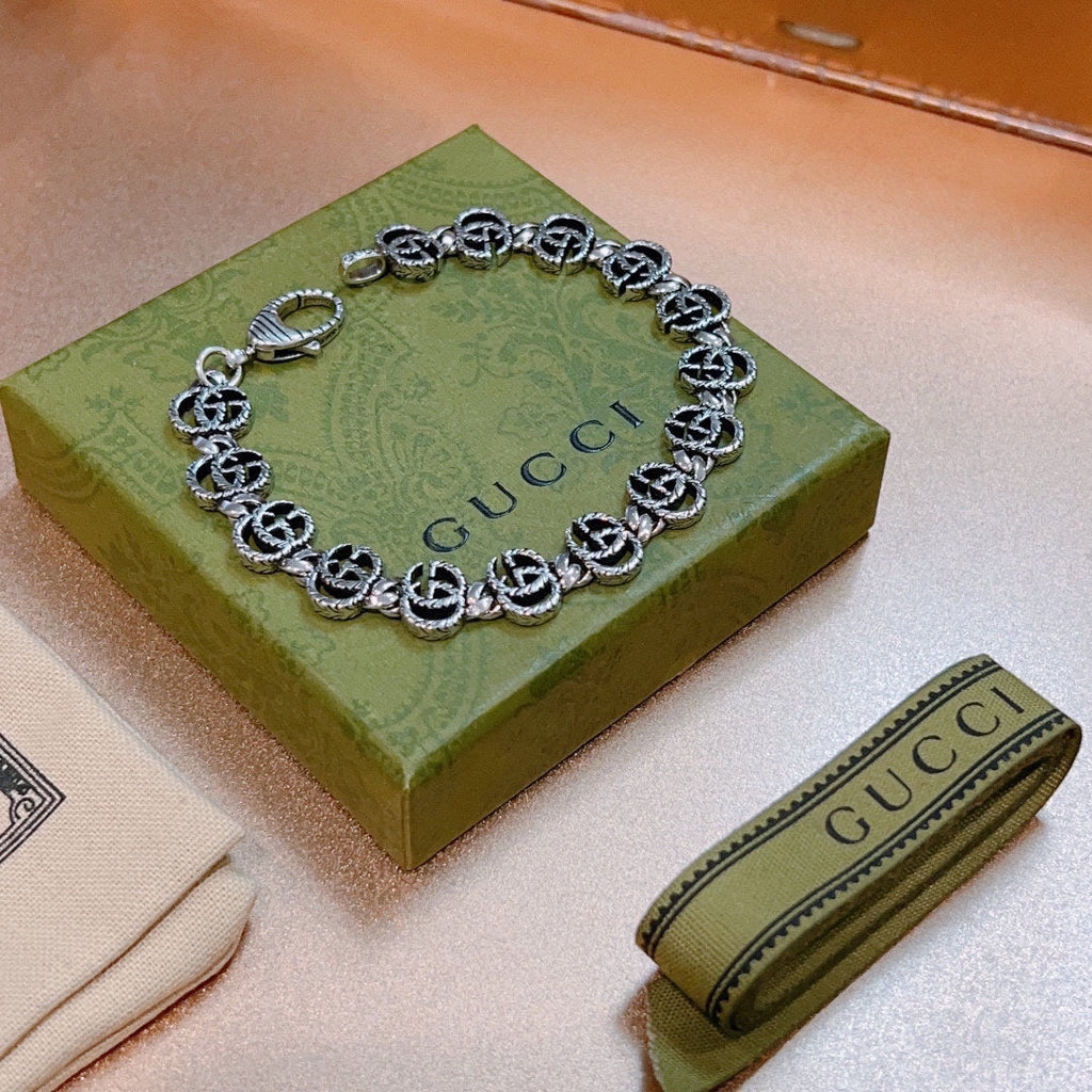 Double Gucci Interlocking Gucci Bracelet