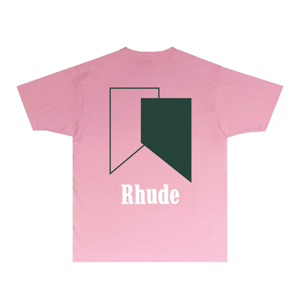 Rhude T-shirts Printed Trendy Pure Cotton