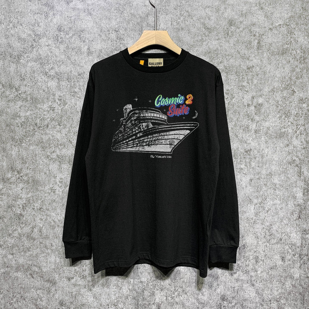 Gallery Dept Long Sleeved Shirt Fashion Brand Long Sleeve Long-Sleeved T-shirt Blouse